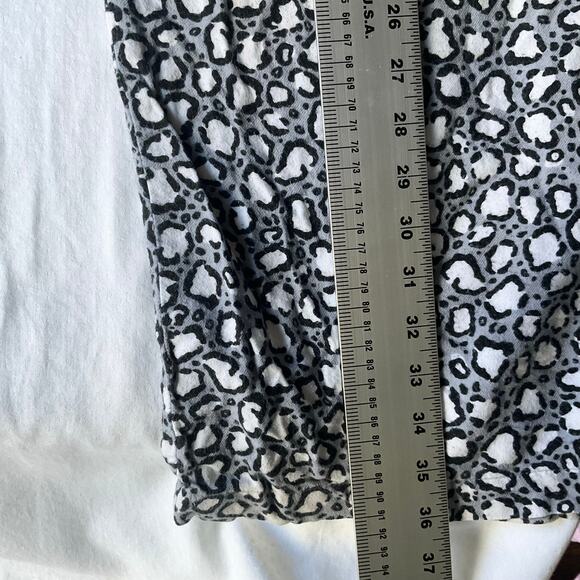DKNY Women’s Casual Pants size XL Leopard Gray & White - Picture 3 of 8